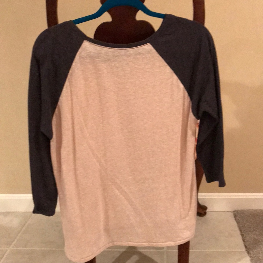 Amuse society west coast wild child 3/4 sleeve tee - Picture 3 of 6